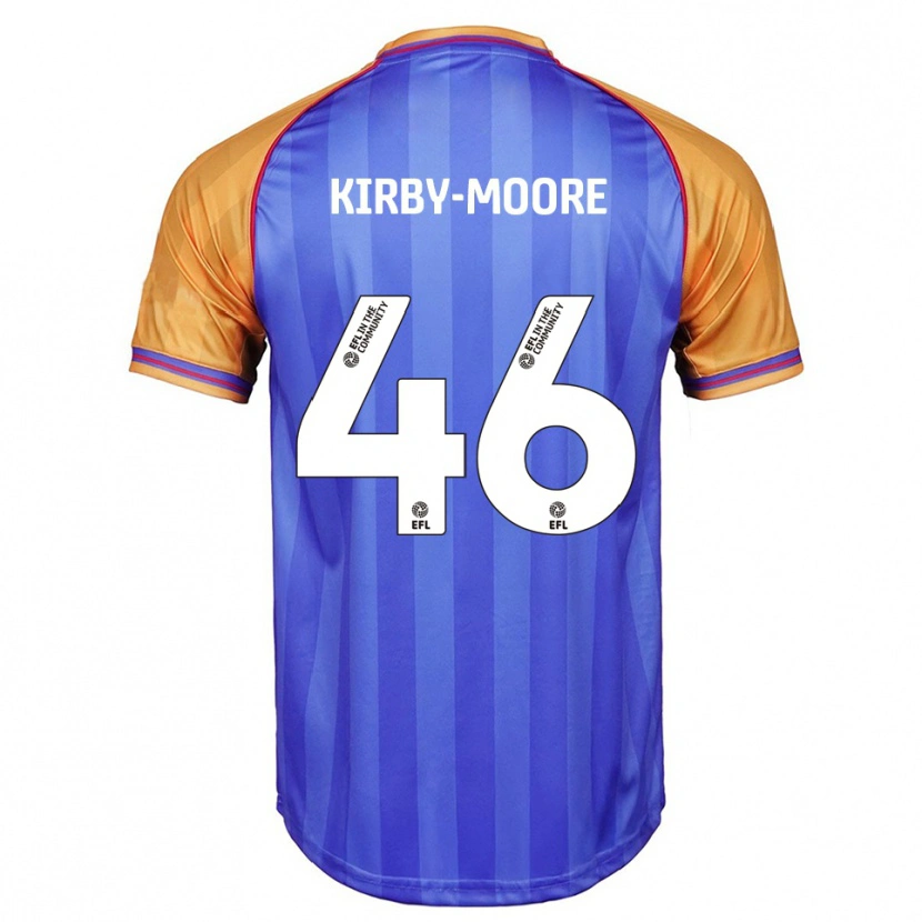 Danxen Herren Harvey Kirby-Moore #46 Blau Orange Heimtrikot Trikot 2025/26 T-Shirt Schweiz