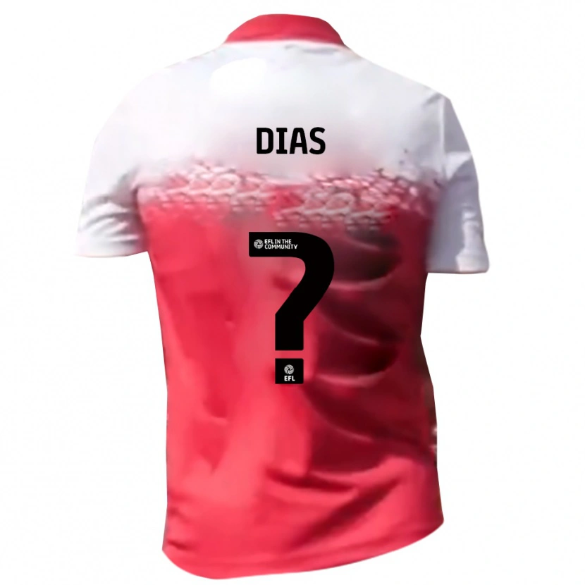 Danxen Herren Diego Dias #0 Rot Weiß Heimtrikot Trikot 2025/26 T-Shirt Schweiz