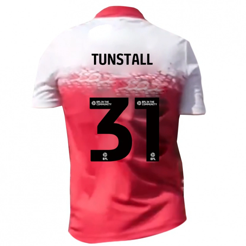 Danxen Herren Finlay Tunstall #31 Rot Weiß Heimtrikot Trikot 2025/26 T-Shirt Schweiz