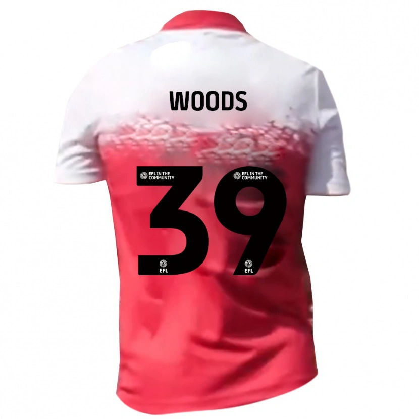 Danxen Herren Josh Woods #39 Rot Weiß Heimtrikot Trikot 2025/26 T-Shirt Schweiz