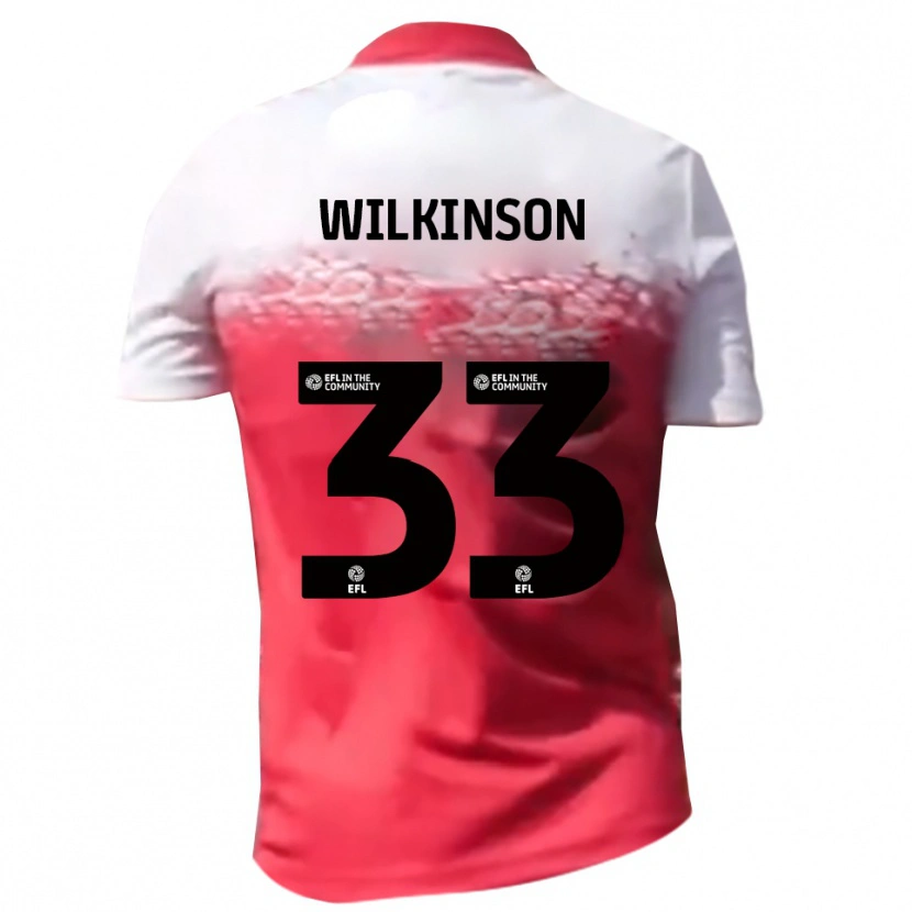 Danxen Herren Finlay Wilkinson #33 Rot Weiß Heimtrikot Trikot 2025/26 T-Shirt Schweiz