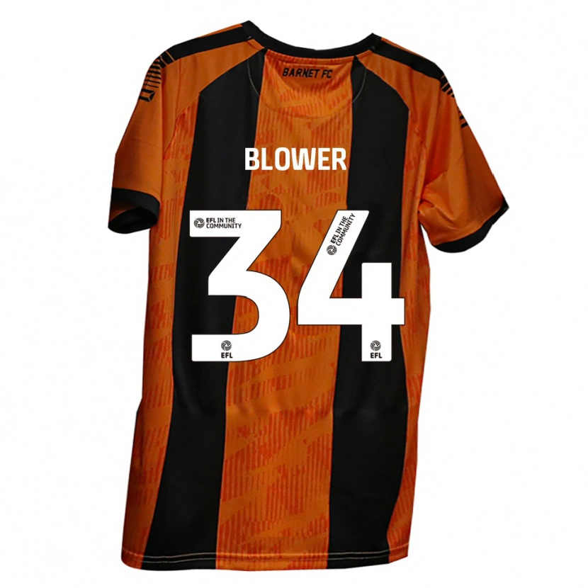 Danxen Herren Jack Blower #34 Orange Schwarz Heimtrikot Trikot 2025/26 T-Shirt Schweiz