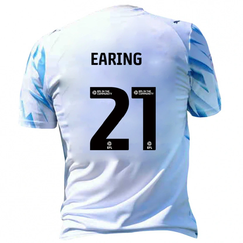 Danxen Herren Jack Earing #21 Weiß Himmelblau Heimtrikot Trikot 2025/26 T-Shirt Schweiz