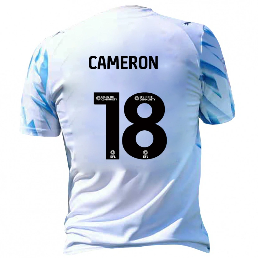 Danxen Herren Innes Cameron #18 Weiß Himmelblau Heimtrikot Trikot 2025/26 T-Shirt Schweiz