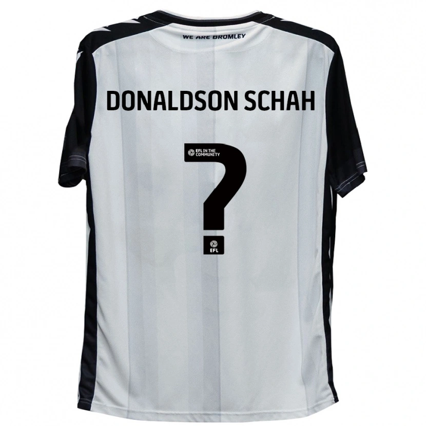 Danxen Herren Anwen Donaldson Schah #0 Weiß Schwarz Heimtrikot Trikot 2025/26 T-Shirt Schweiz