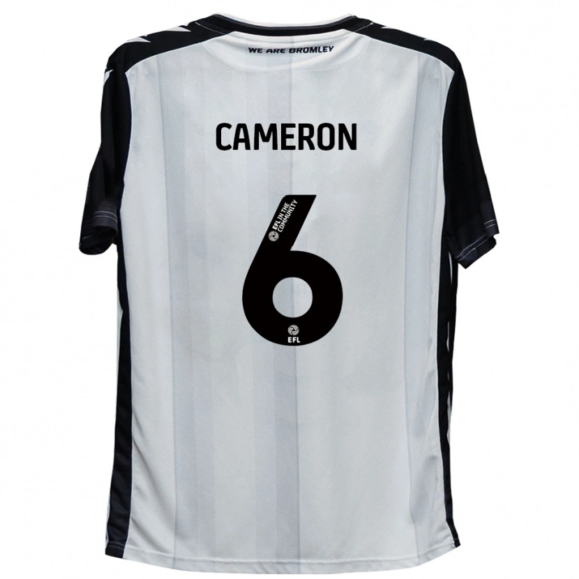 Danxen Herren Kyle Cameron #6 Weiß Schwarz Heimtrikot Trikot 2025/26 T-Shirt Schweiz