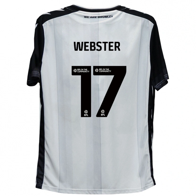Danxen Herren Byron Webster #17 Weiß Schwarz Heimtrikot Trikot 2025/26 T-Shirt Schweiz