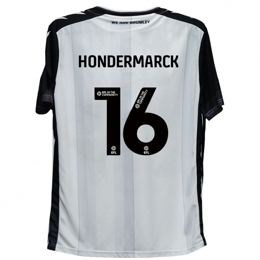 Danxen Herren William Hondermarck #16 Weiß Schwarz Heimtrikot Trikot 2025/26 T-Shirt Schweiz