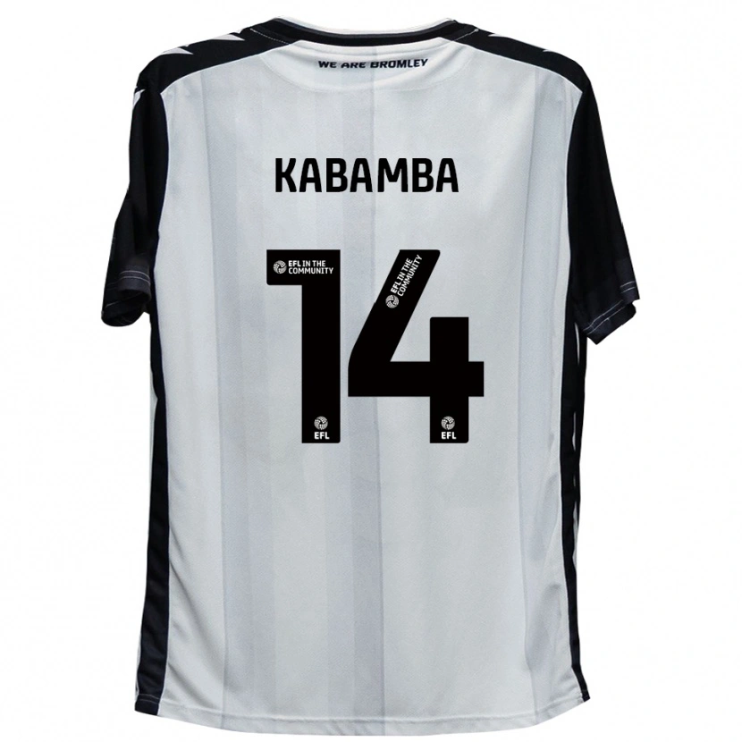 Danxen Herren Nicke Kabamba #14 Weiß Schwarz Heimtrikot Trikot 2025/26 T-Shirt Schweiz