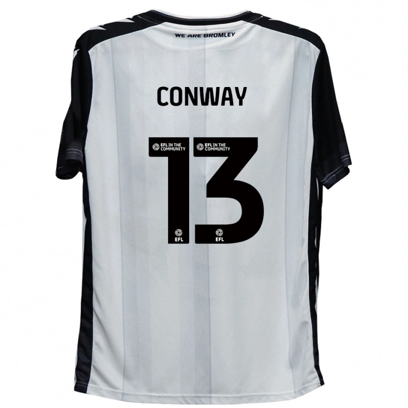 Danxen Herren Monty Conway #13 Weiß Schwarz Heimtrikot Trikot 2025/26 T-Shirt Schweiz