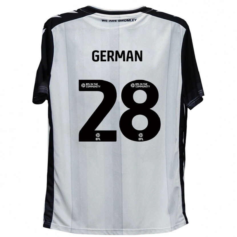 Danxen Herren Sam German #28 Weiß Schwarz Heimtrikot Trikot 2025/26 T-Shirt Schweiz