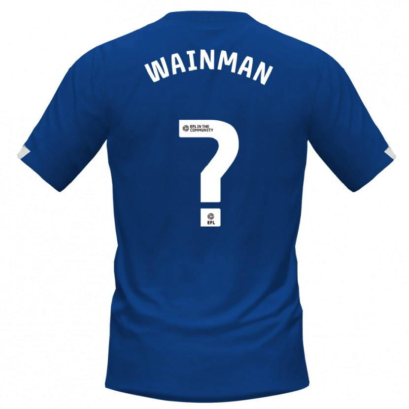Danxen Herren Theo Wainman #0 Blau Weiß Heimtrikot Trikot 2025/26 T-Shirt Schweiz