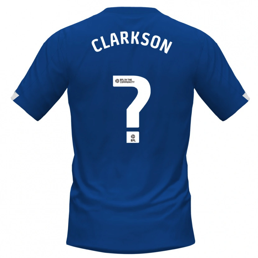 Danxen Herren Megan Clarkson #0 Blau Weiß Heimtrikot Trikot 2025/26 T-Shirt Schweiz