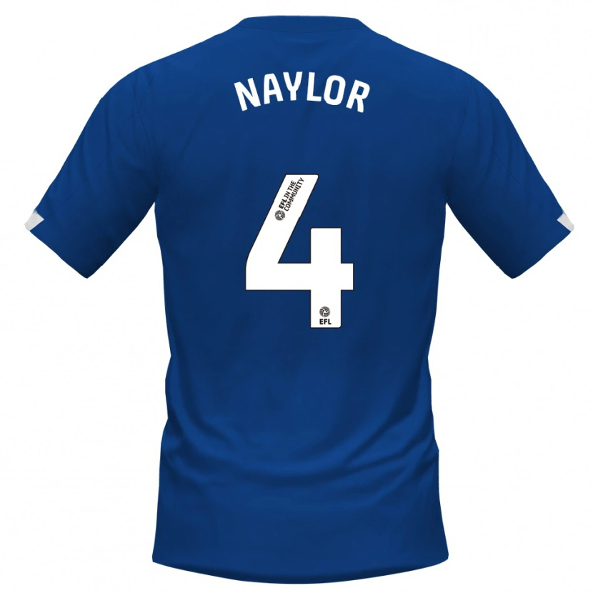 Danxen Herren Tom Naylor #4 Blau Weiß Heimtrikot Trikot 2025/26 T-Shirt Schweiz