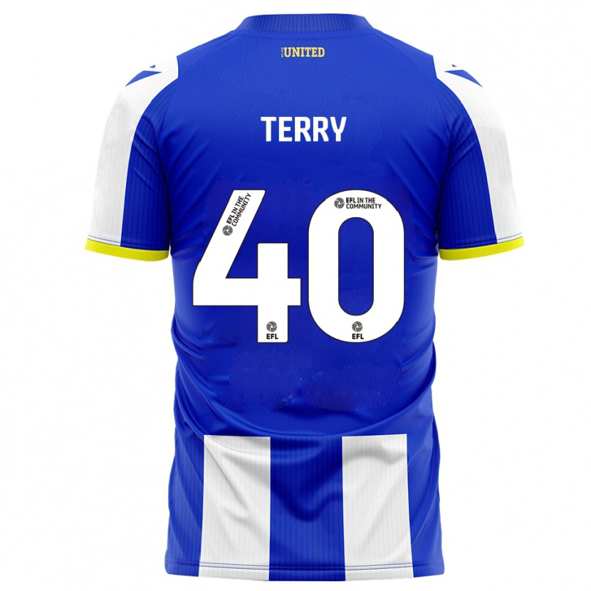 Danxen Herren Frankie Terry #40 Blau Weiß Heimtrikot Trikot 2025/26 T-Shirt Schweiz