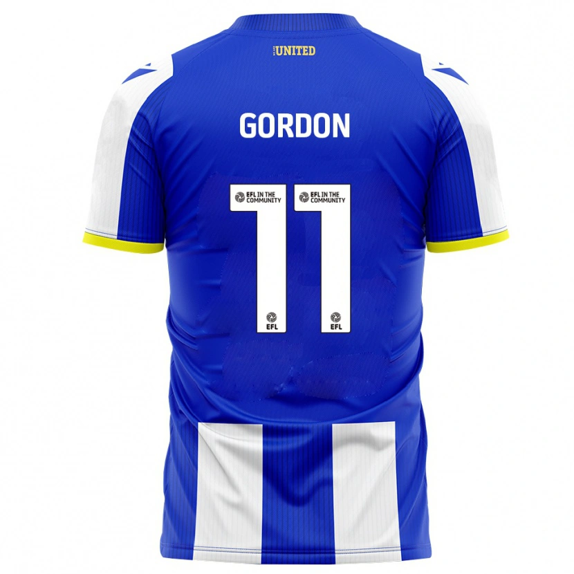 Danxen Herren John-Kymani Gordon #11 Blau Weiß Heimtrikot Trikot 2025/26 T-Shirt Schweiz