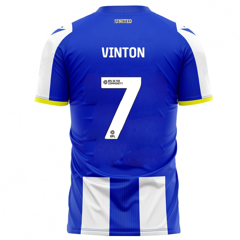 Danxen Herren Ruby Vinton #7 Blau Weiß Heimtrikot Trikot 2025/26 T-Shirt Schweiz