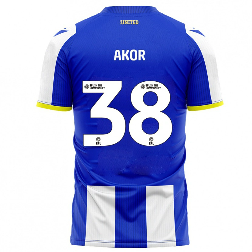 Danxen Herren Elkanah Akor #38 Blau Weiß Heimtrikot Trikot 2025/26 T-Shirt Schweiz