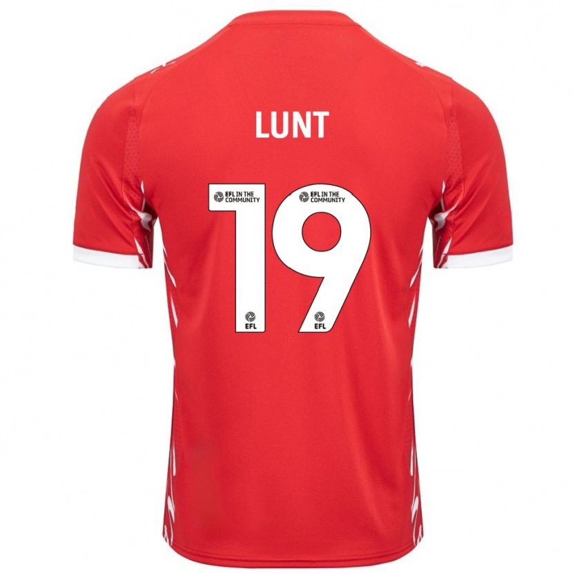 Danxen Herren Owen Lunt #19 Rot Weiß Heimtrikot Trikot 2025/26 T-Shirt Schweiz