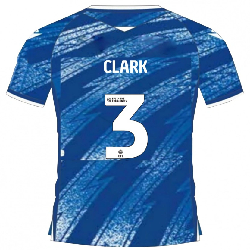 Danxen Herren Max Clark #3 Blau Weiß Heimtrikot Trikot 2025/26 T-Shirt Schweiz