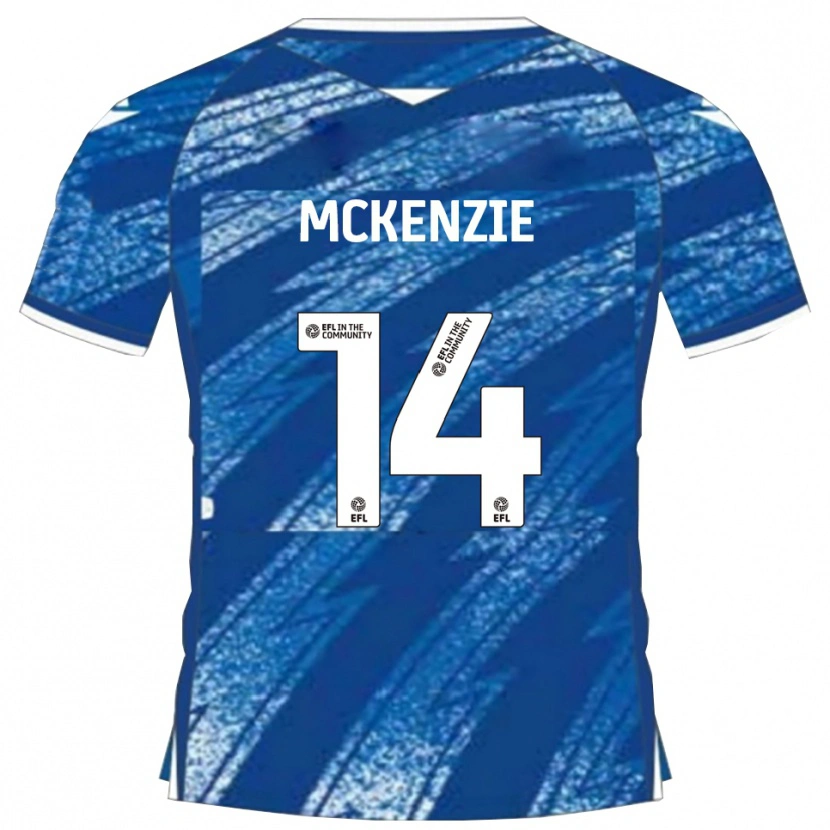 Danxen Herren Robbie Mckenzie #14 Blau Weiß Heimtrikot Trikot 2025/26 T-Shirt Schweiz