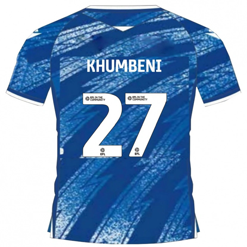 Danxen Herren Nelson Khumbeni #27 Blau Weiß Heimtrikot Trikot 2025/26 T-Shirt Schweiz
