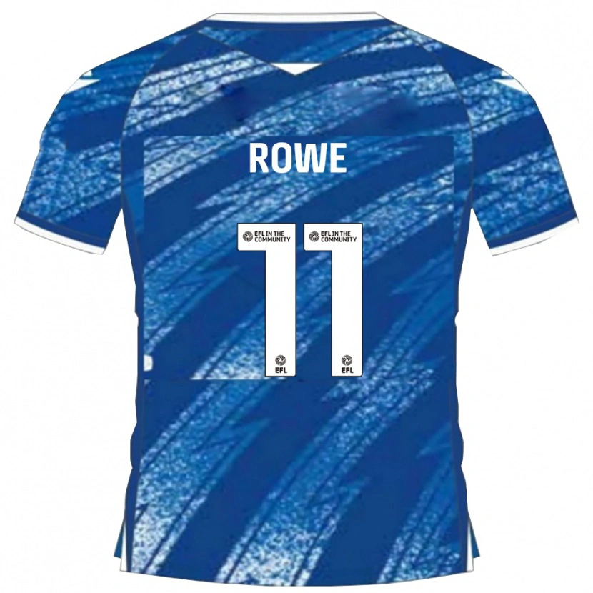Danxen Herren Aaron Rowe #11 Blau Weiß Heimtrikot Trikot 2025/26 T-Shirt Schweiz