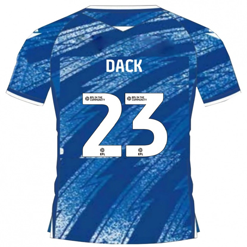 Danxen Herren Bradley Dack #23 Blau Weiß Heimtrikot Trikot 2025/26 T-Shirt Schweiz