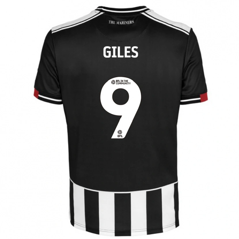 Danxen Herren Grayson Giles #9 Schwarz Weiß Rot Heimtrikot Trikot 2025/26 T-Shirt Schweiz