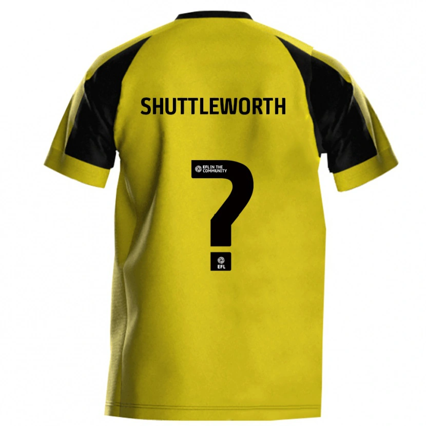 Danxen Herren Hannah Shuttleworth #0 Gelb Grau Heimtrikot Trikot 2025/26 T-Shirt Schweiz