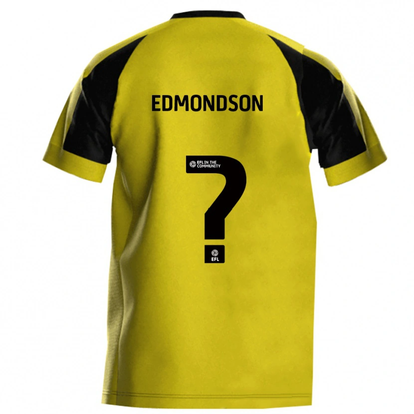 Danxen Herren Rhian Edmondson #0 Gelb Grau Heimtrikot Trikot 2025/26 T-Shirt Schweiz
