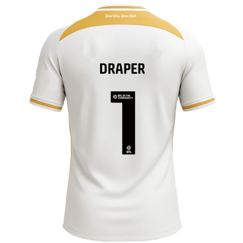 Danxen Herren Anna Draper #1 Weiß Gold Heimtrikot Trikot 2025/26 T-Shirt Schweiz