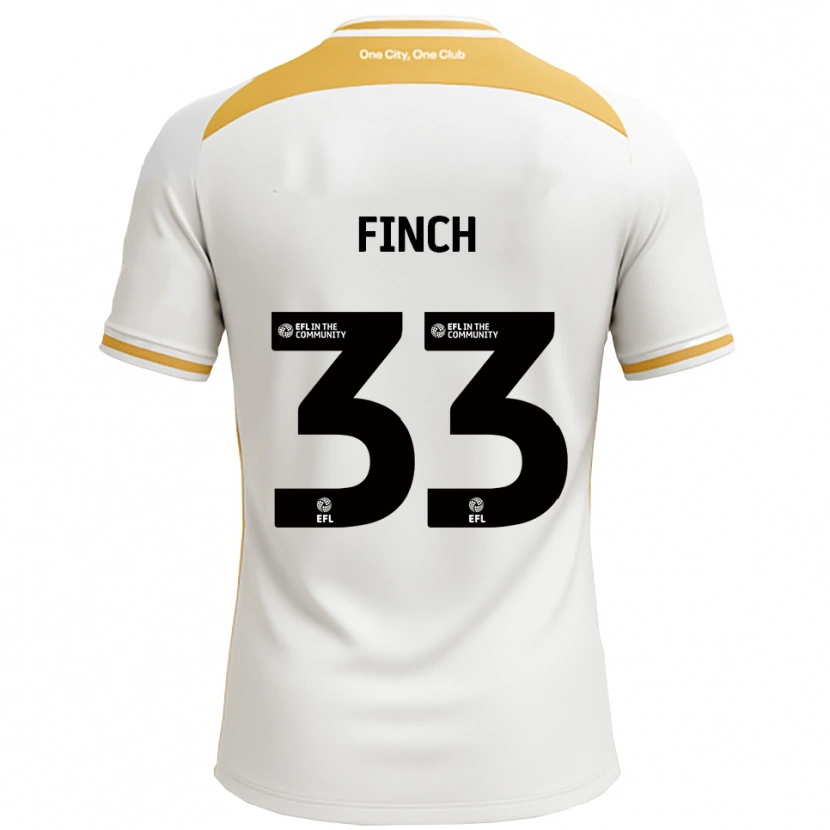 Danxen Herren Tom Finch #33 Weiß Gold Heimtrikot Trikot 2025/26 T-Shirt Schweiz