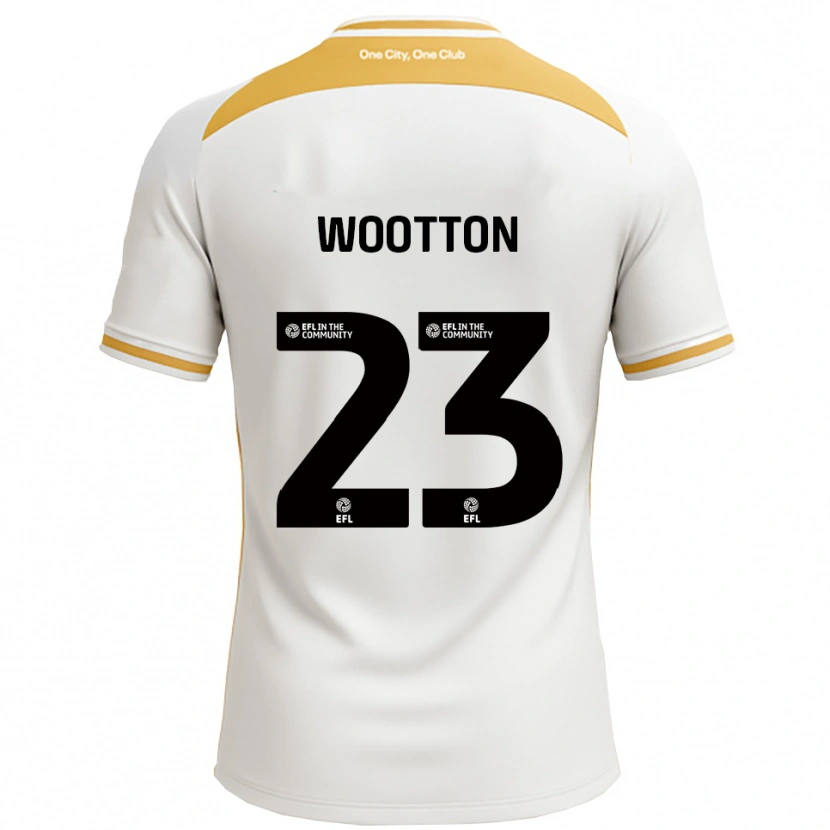 Danxen Herren Sydney Wootton #23 Weiß Gold Heimtrikot Trikot 2025/26 T-Shirt Schweiz
