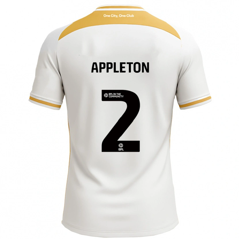 Danxen Herren Tara Appleton #2 Weiß Gold Heimtrikot Trikot 2025/26 T-Shirt Schweiz