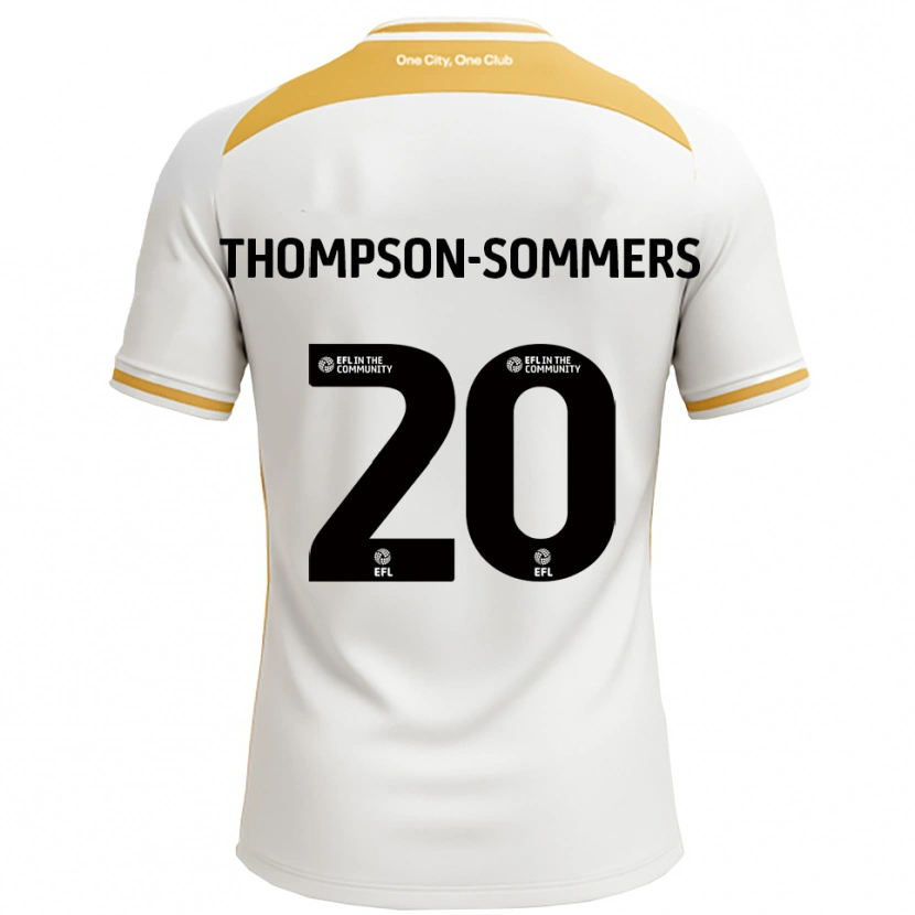 Danxen Herren Kane Thompson-Sommers #20 Weiß Gold Heimtrikot Trikot 2025/26 T-Shirt Schweiz