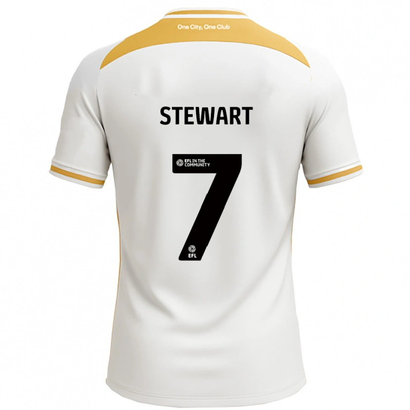 Danxen Herren Caitlin Stewart #7 Weiß Gold Heimtrikot Trikot 2025/26 T-Shirt Schweiz