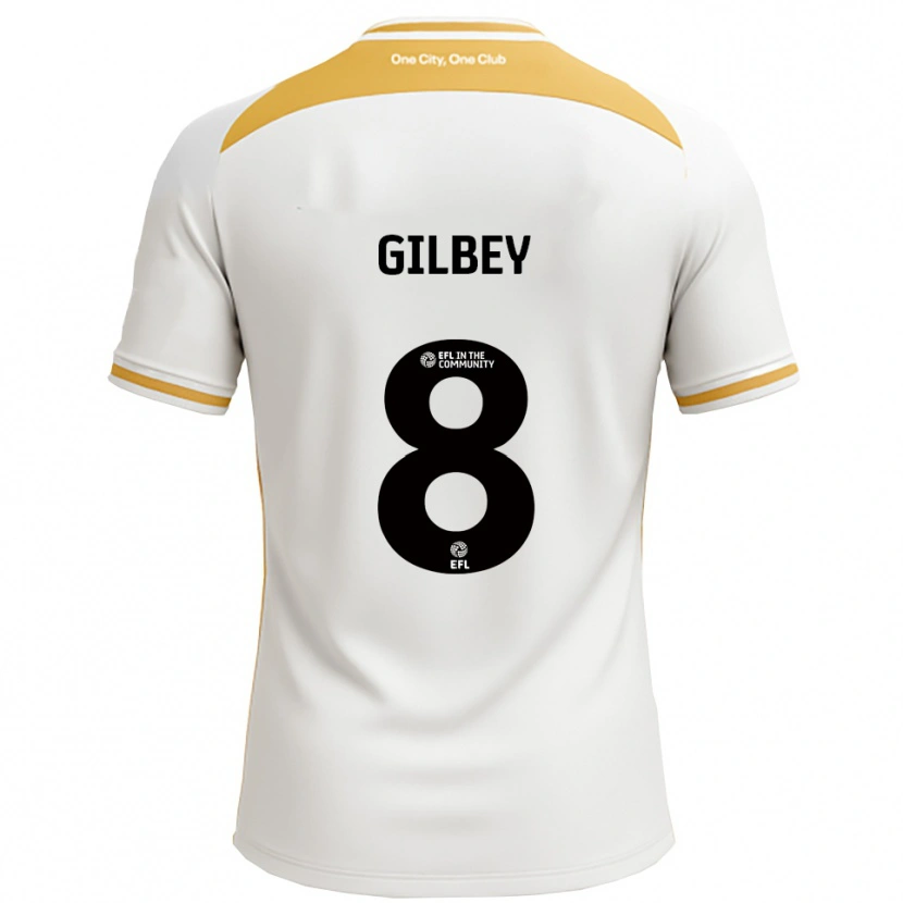 Danxen Herren Alex Gilbey #8 Weiß Gold Heimtrikot Trikot 2025/26 T-Shirt Schweiz