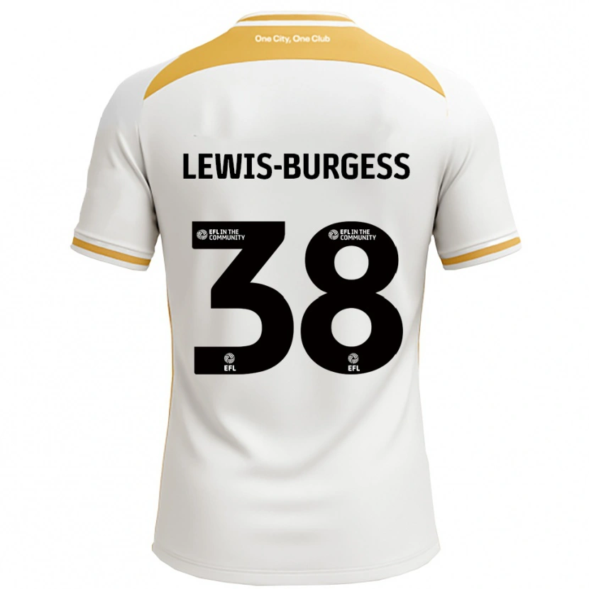 Danxen Herren Keon Lewis-Burgess #38 Weiß Gold Heimtrikot Trikot 2025/26 T-Shirt Schweiz