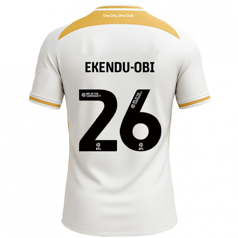 Danxen Herren Ugomma Ekendu-Obi #26 Weiß Gold Heimtrikot Trikot 2025/26 T-Shirt Schweiz