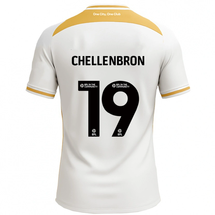 Danxen Herren Katie Chellenbron #19 Weiß Gold Heimtrikot Trikot 2025/26 T-Shirt Schweiz