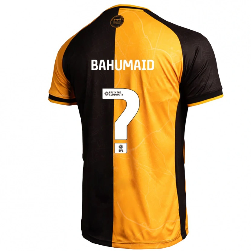 Danxen Herren Jaden Bahumaid #0 Gelb Schwarz Heimtrikot Trikot 2025/26 T-Shirt Schweiz