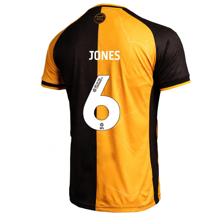 Danxen Herren George Jones #6 Gelb Schwarz Heimtrikot Trikot 2025/26 T-Shirt Schweiz