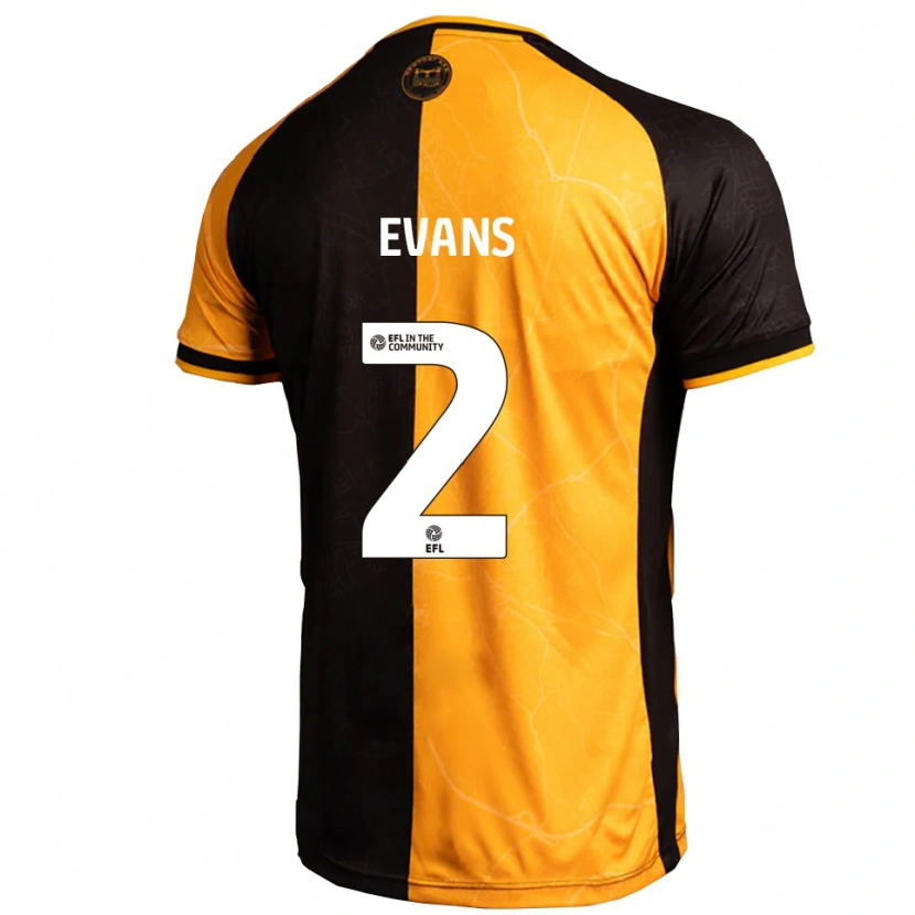 Danxen Herren Cameron Evans #2 Gelb Schwarz Heimtrikot Trikot 2025/26 T-Shirt Schweiz