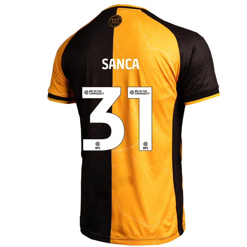 Danxen Herren Nelson Sanca #31 Gelb Schwarz Heimtrikot Trikot 2025/26 T-Shirt Schweiz