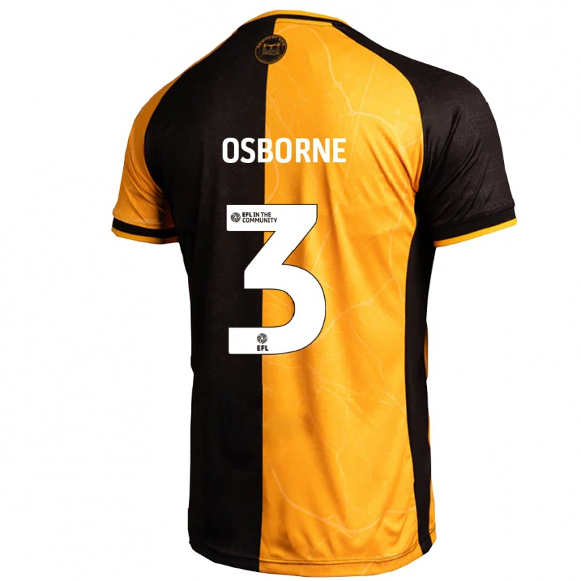 Danxen Herren Jed Osborne #3 Gelb Schwarz Heimtrikot Trikot 2025/26 T-Shirt Schweiz