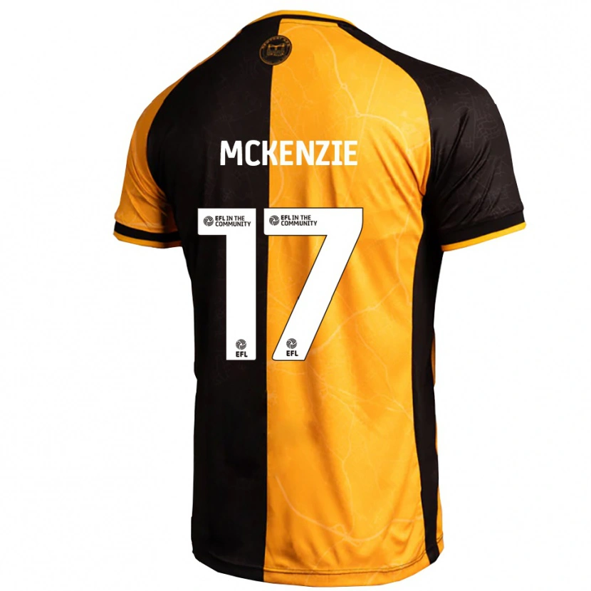 Danxen Herren Myles Mckenzie #17 Gelb Schwarz Heimtrikot Trikot 2025/26 T-Shirt Schweiz