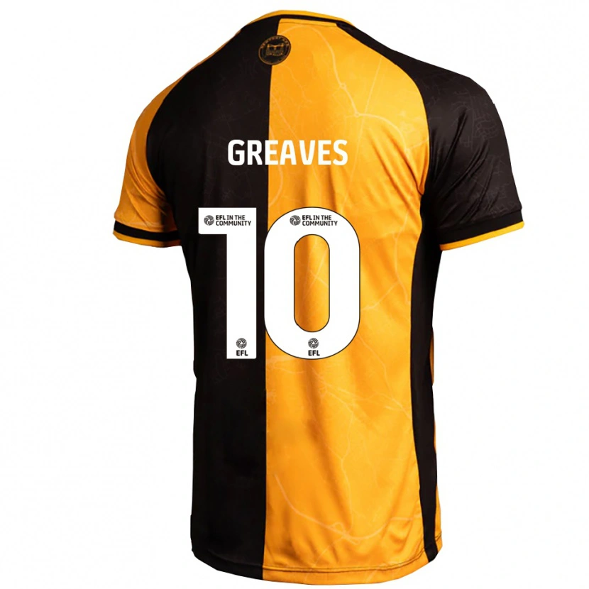 Danxen Herren Oliver Greaves #10 Gelb Schwarz Heimtrikot Trikot 2025/26 T-Shirt Schweiz