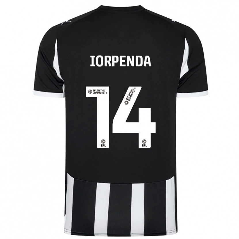 Danxen Herren Tom Iorpenda #14 Schwarz Weiß Heimtrikot Trikot 2025/26 T-Shirt Schweiz
