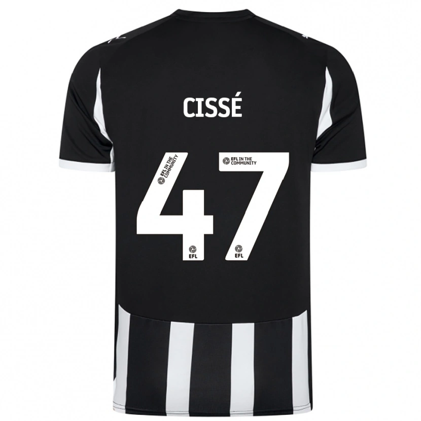 Danxen Herren Cassius Cissé #47 Schwarz Weiß Heimtrikot Trikot 2025/26 T-Shirt Schweiz